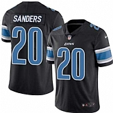 Nike Men & Women & Youth Lions 20 Barry Sanders Black Color Rush Limited Jersey,baseball caps,new era cap wholesale,wholesale hats